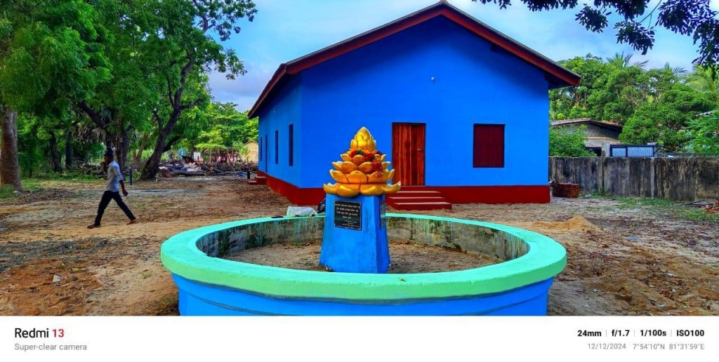 The renovation of the Karuvarkerny RDS Building has been completed, and work has begun to convert it into a Vocational Training Center.